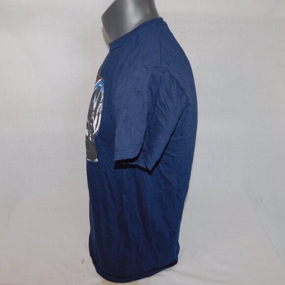 Volkswagen Golf GTI Car Das Auto Drive the Legend Mens L Blue Graphic T Shirt - Picture 4 of 5